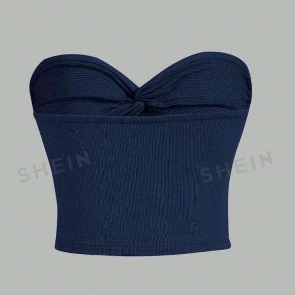 SHEIN women’s ribbed knit tube top - Picture 2 of 4